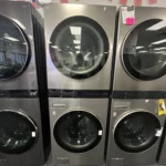LG Single Unit Front Load LG WashTower? with Center Control? 4.5 cu. ft. Washer and 7.4 cu. ft. Electric Dryer