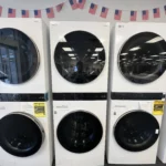 Single Unit Front Load LG WashTower™ with Center Control™ 4.5 cu. ft. Washer and 7.4 cu. ft. Electric Dryer