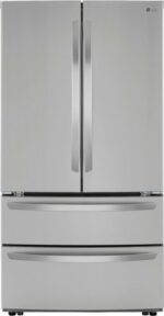 Samsung ADA 23 Cu. Ft. Fingerprint Resistant Stainless Steel Counter-Depth 4-Door French Door Refrigerator With FlexZone Drawer