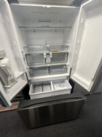 Samsung - 27 cu. ft. 3-Door French Door Counter Depth Smart Refrigerator with Dual Auto Ice Maker - Fingerprint Resistant Stainless Look - Image 3