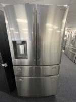 Samsung ADA 23 Cu. Ft. Fingerprint Resistant Stainless Steel Counter-Depth 4-Door French Door Refrigerator With FlexZone Drawer - Image 2