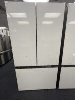Samsung 24-cu ft Counter-depth Smart French Door Refrigerator with Dual Ice Maker (White Glass- All Panels) - Image 2