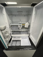 Samsung 24-cu ft Counter-depth Smart French Door Refrigerator with Dual Ice Maker (White Glass- All Panels) - Image 3